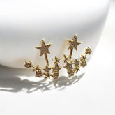 Brinco Estrelas com Zircônia